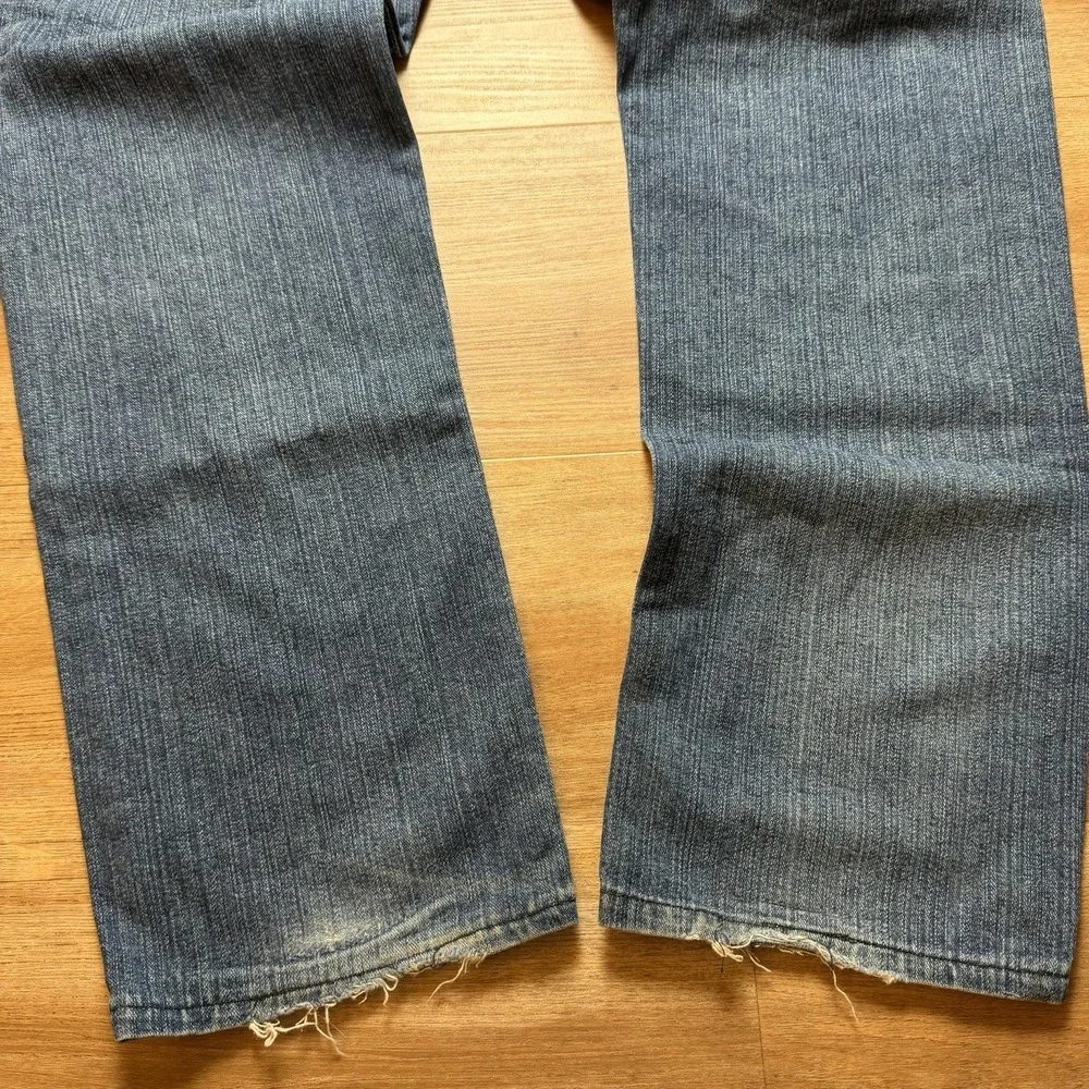 Vintage Diesel Fellow Jeans Men 30x30 Blue Straight Leg Distressed Italy (Tag33)